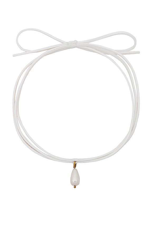 view 1 of 2 Britta Wrap Necklace in Ivory