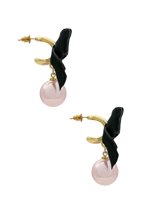 view 2 of 2 PENDIENTES EM in Noir