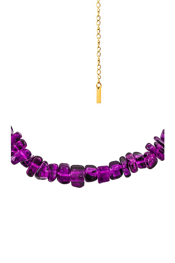 view 2 of 2 Lele Necklace in Plum