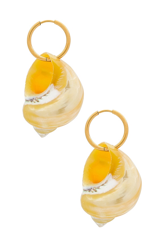 view 2 of 3 BOUCLES D'OREILLES SHELL in Pearl
