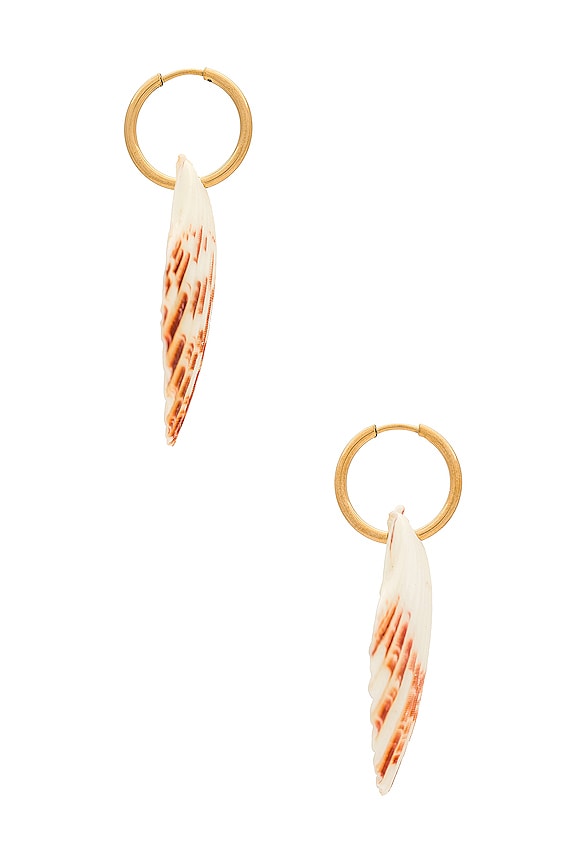 view 2 of 3 Odette Earring in Neutral Shell