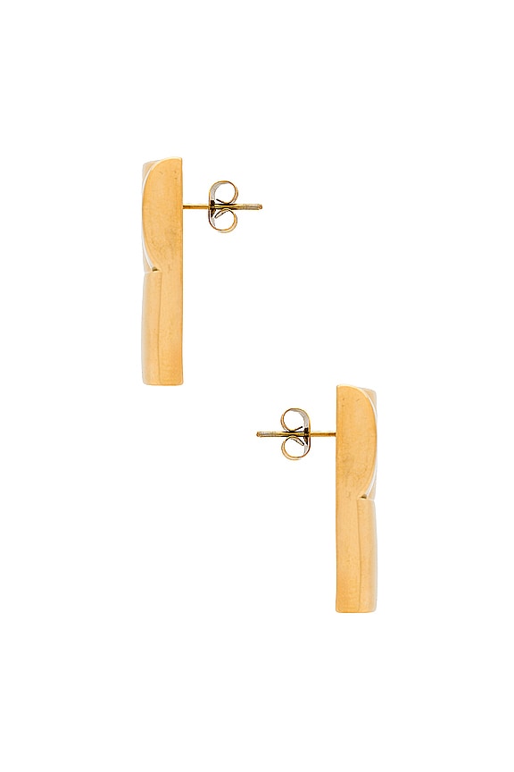 view 2 of 2 Azalea Earrings in Gold