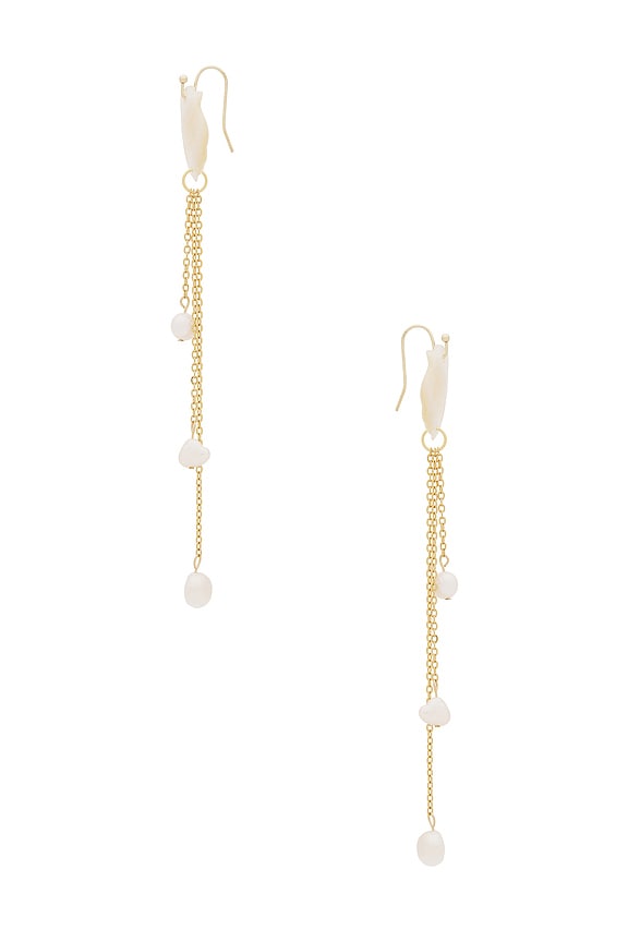 view 2 of 2 Perrin Earrings in Shell