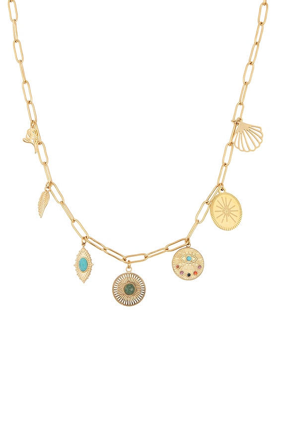 view 2 of 2 Lauren Necklace in Gold