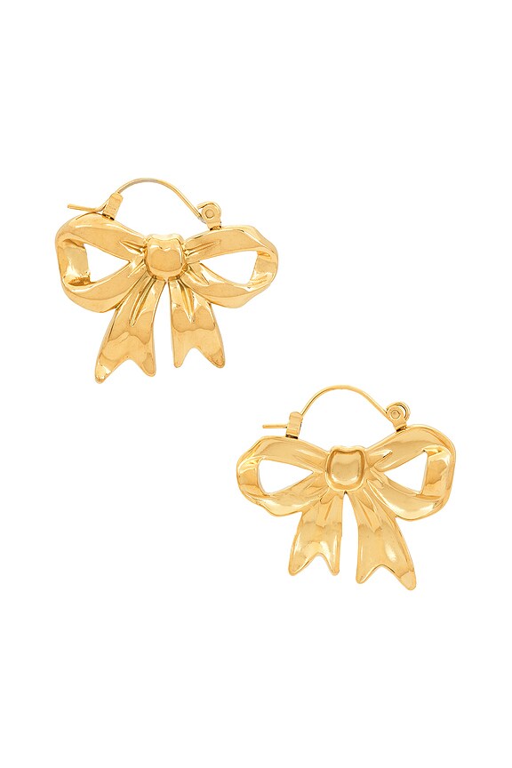 view 2 of 3 PENDIENTES in Gold