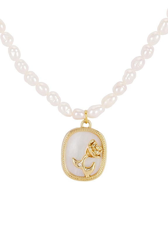 view 2 of 2 Angel Necklace in Pearl