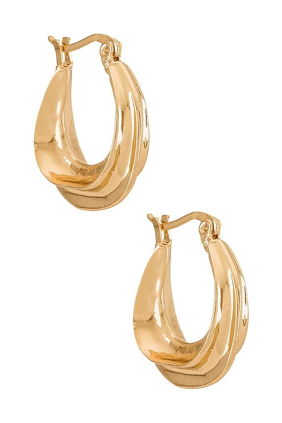 Casa Clara Lennon Hoop in Gold | REVOLVE