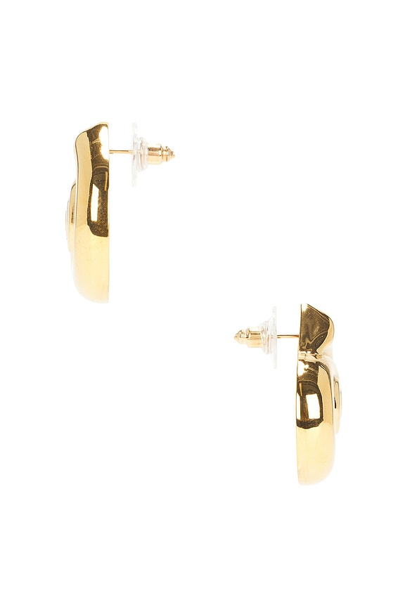 view 2 of 2 PENDIENTES DE TACHUELA KOURA in Gold