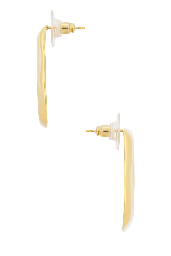 view 2 of 2 Coral Studs in Gold