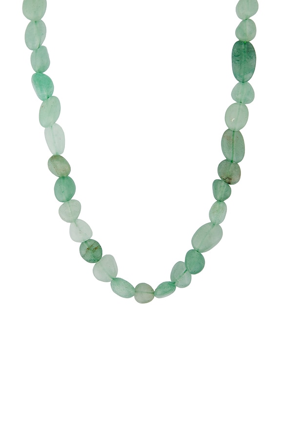 view 2 of 3 Phoebe Beaded Necklace in Olivine