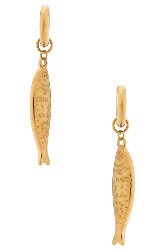 view 2 of 3 Rosetta Earrings in Gold