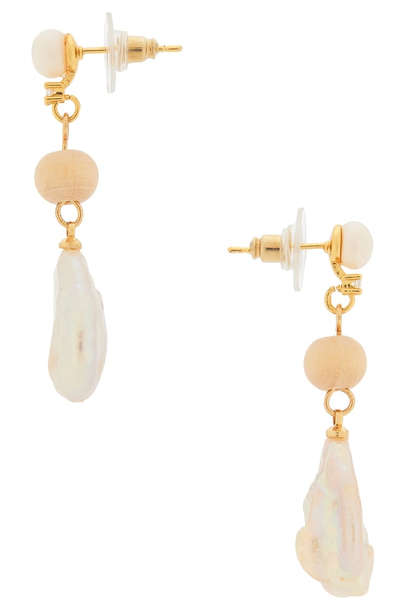 view 2 of 2 Keani Earrings in Pearl