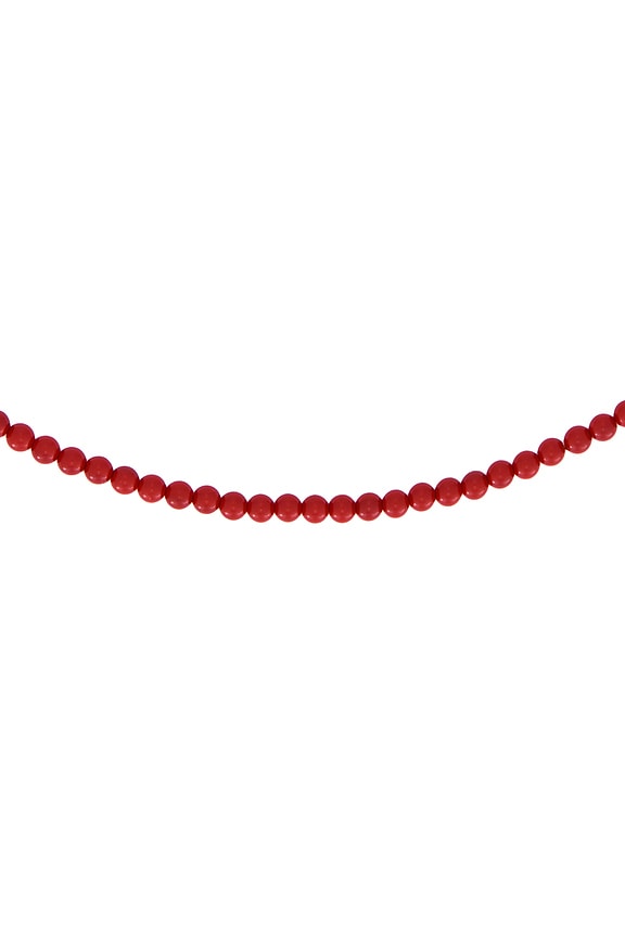 view 2 of 3 COLLAR DE CUENTAS ZARA in Red