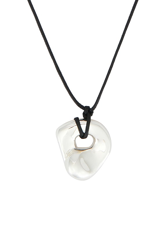 view 2 of 3 Lina Corded Necklace in Silver