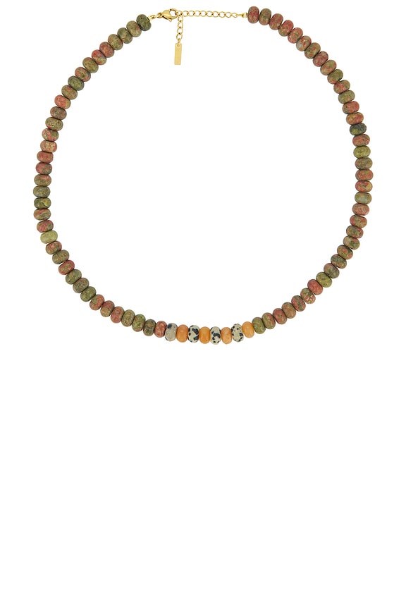 view 1 of 3 COLLIER AVEC PERLES NARA in Stone