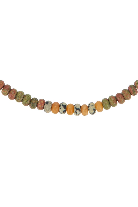 view 2 of 3 COLLIER AVEC PERLES NARA in Stone