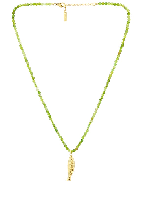 view 1 of 3 Lume Necklace in Chartreuse
