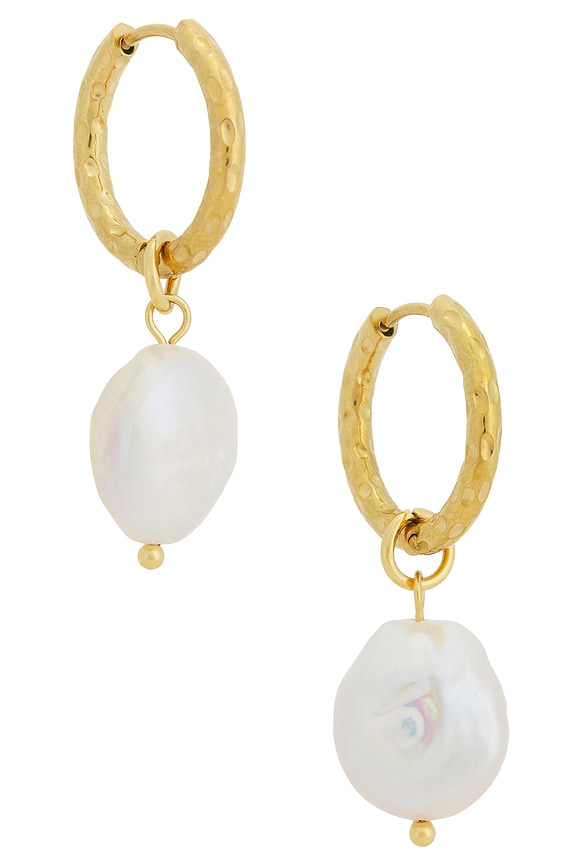 view 1 of 3 BOUCLES D'OREILLES PENDANTES SHYLAH in Pearl