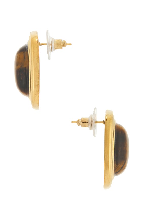 view 2 of 2 Rove Stud Earrings in Tigers Eye