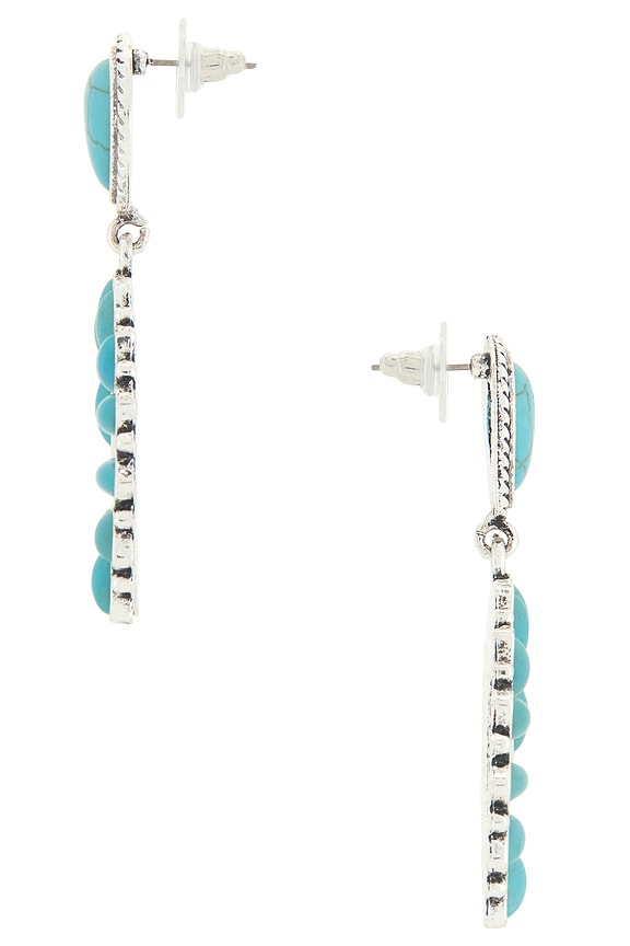 view 2 of 2 Langley Drop Earrings in Turquoise