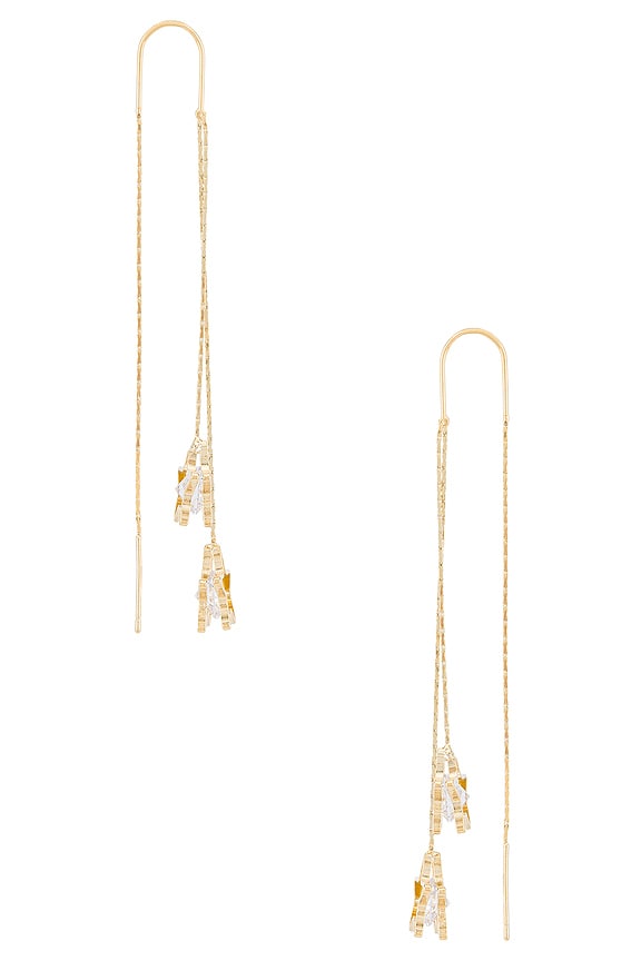 view 2 of 2 BOUCLES D'OREILLES LEILA in Gold