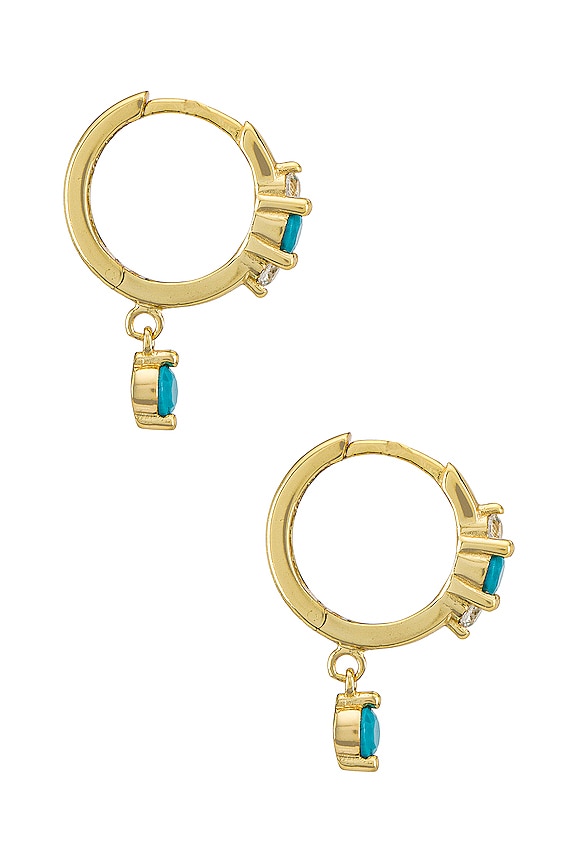 view 2 of 2 Madeline Earrings in Turquoise