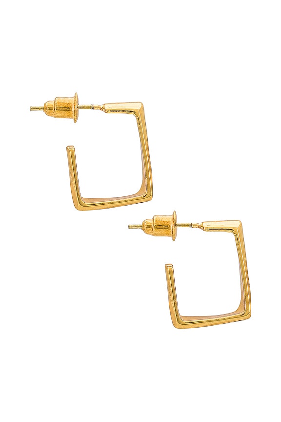 view 2 of 3 PENDIENTES PACIFIC in Gold