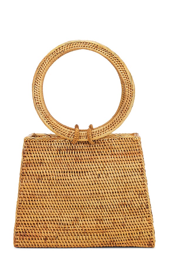 view 1 of 4 Luna Rae Tote in Cocoa Weave