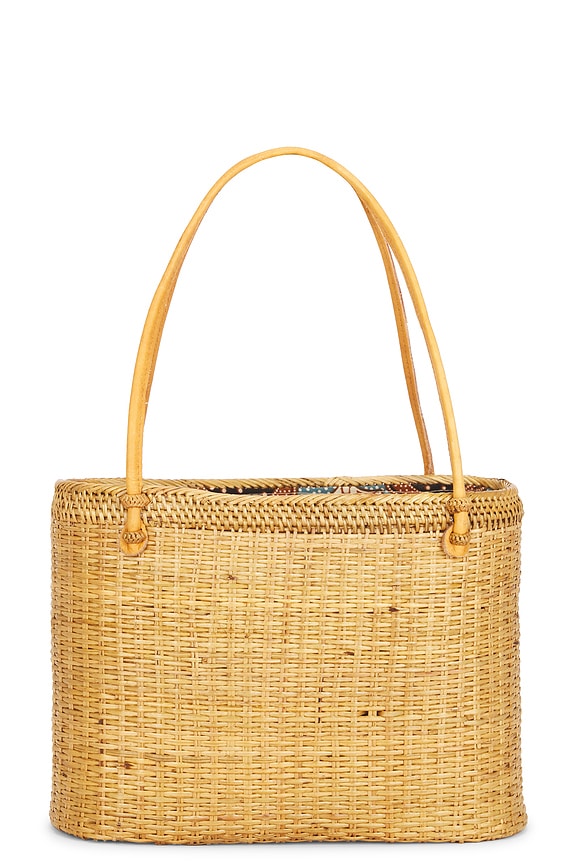 view 2 of 4 Halima Purse in Rattan