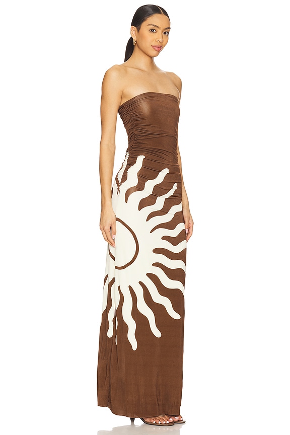 view 2 of 4 ROBE DAPHNE in Sunburst Mocca