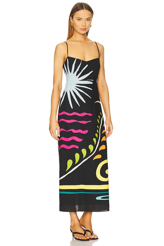 view 2 of 3 VESTIDO PALOMA in Malibu Multi