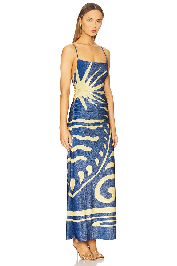 view 2 of 4 Kim Dress in Malibu Azul