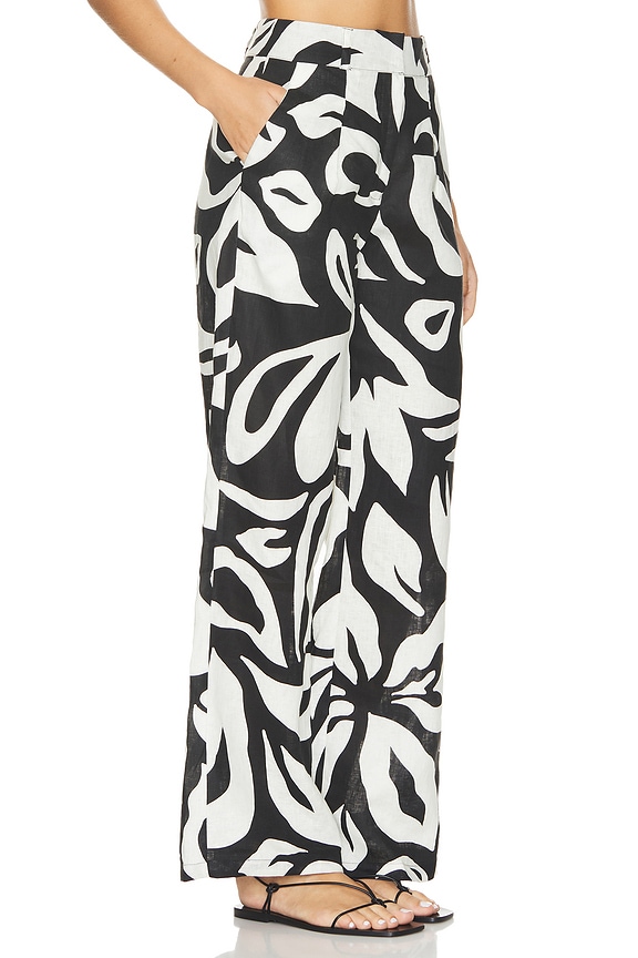 view 2 of 4 PANTALON LARGE ZOHARA in Calla Bw