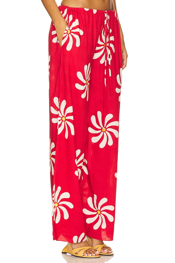 view 2 of 6 Creta Pants in Riviera Carmin