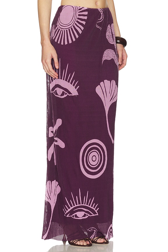 view 2 of 6 Vela Skirt in Isis Plum