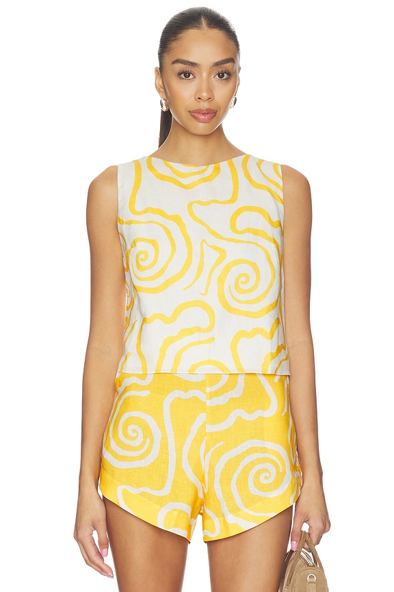 view 1 of 4 Avelino Top in Bigaro Ivory