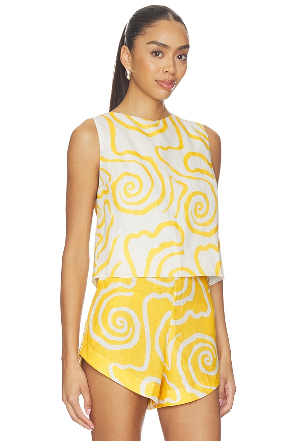 view 2 of 4 Avelino Top in Bigaro Ivory