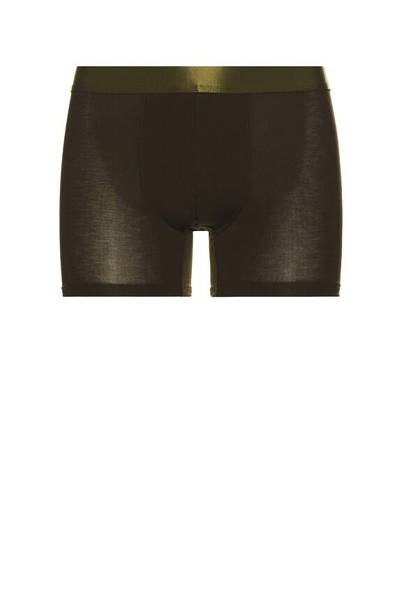 view 2 of 3 3 X Boxer Briefs in Olive Green