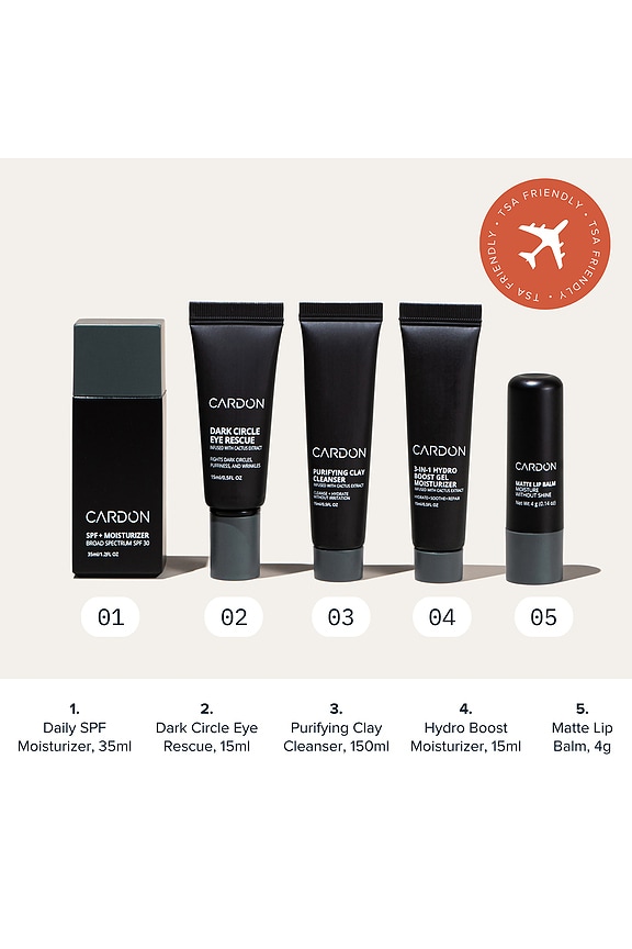 view 2 of 9 ENSEMBLE DE VOYAGE JET SET TRAVEL KIT WITH DOPP KIT in 