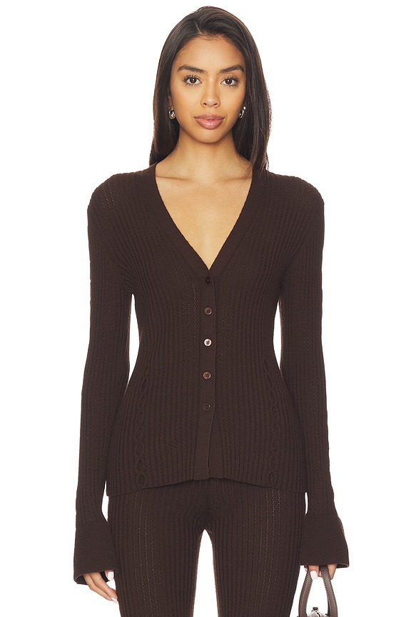 view 2 of 4 GILET SAVOIE in Chocolate