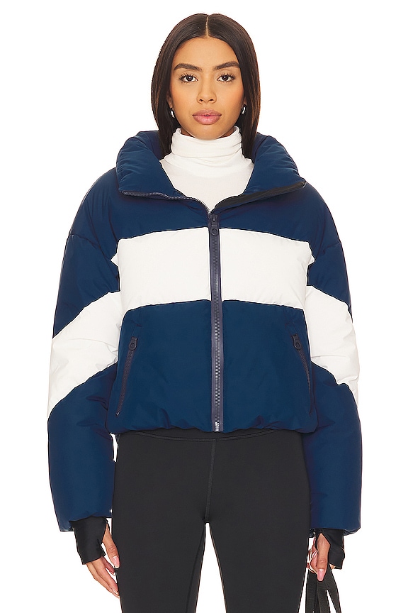 view 2 of 7 Aosta Jacket in Marine & Cloud