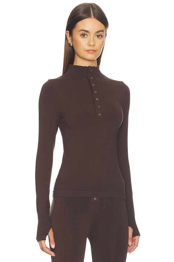 view 2 of 4 Vail Top in Chocolate