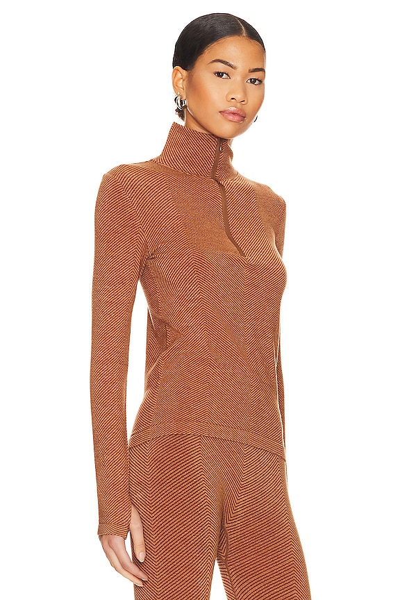 view 2 of 4 Andora Top in Cocoa