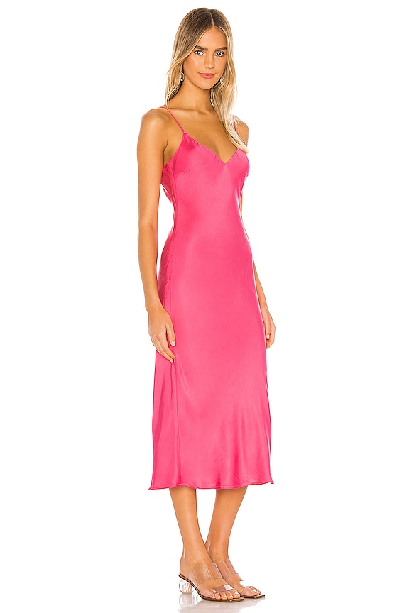 view 2 of 4 X REVOLVE Vaea Slip Dress in Hot Pink