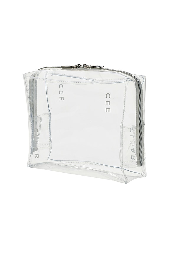 view 2 of 4 MALETA DE MAQUIAGEM LARGE COSMETIC CASE in Clear
