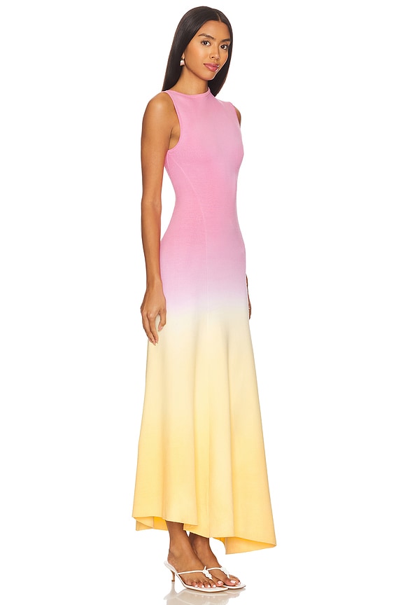 view 2 of 3 VESTIDO MIDI ORKNEY in Rising Sun Ombre