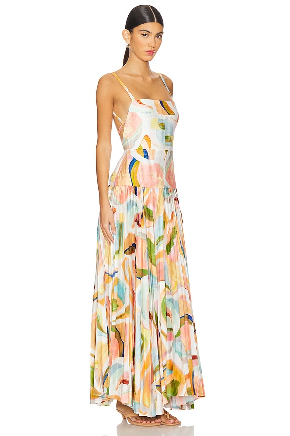 view 2 of 3 LEASGILL 미디 원피스 in Cubist Canyon