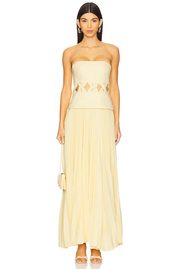 view 1 of 3 Newbewick Maxi Dress in Lemon Sorbet