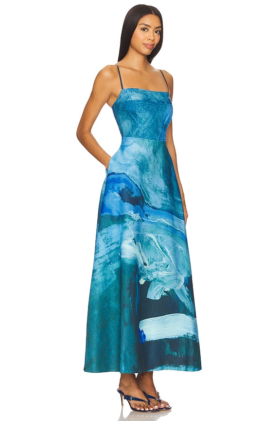 view 2 of 3 Osidge Maxi Dress in Slate Symphony