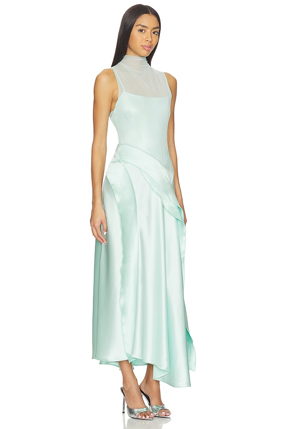 view 2 of 4 Daleson Maxi Dress in Aqua Frost